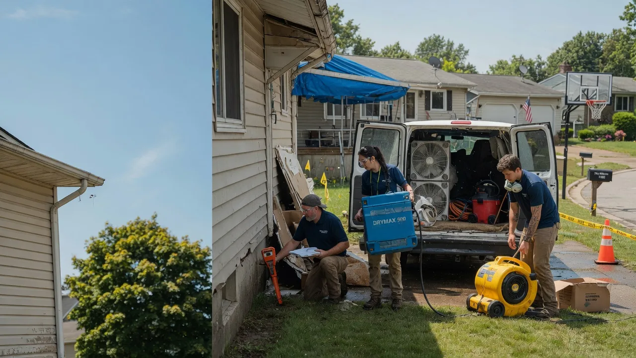 Ceiling Leak Cleanup in Van Buren, ME near me